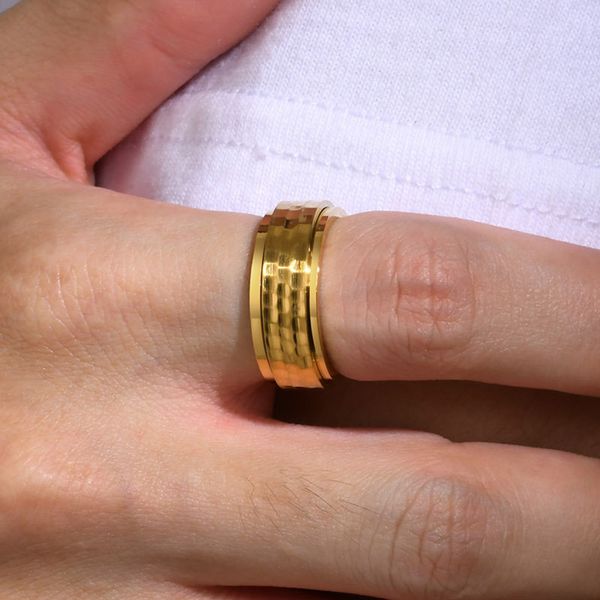 stainless steel rings for men and women rotating design with unique knurling jewelry party gift fashionable and versatile show your personal, Silver
stainless steel rings for men and women rotating design with unique knurling jewelry party gift fashionable and versatile show your personal, Silver