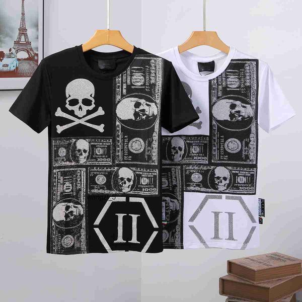phillip plain designer mens men pp skull diamond t shirts short sleeve brand spring and summer round neck embroidery designs couples tee mal, White;black
phillip plain designer mens men pp skull diamond t shirts short sleeve brand spring and summer round neck embroidery designs couples tee mal, White;black