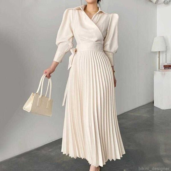 dresses long casual sleeve high waist spring luxury autumn woman pleated dress female a-line party elegant vintage maxi for women, White
dresses long casual sleeve high waist spring luxury autumn woman pleated dress female a-line party elegant vintage maxi for women, White