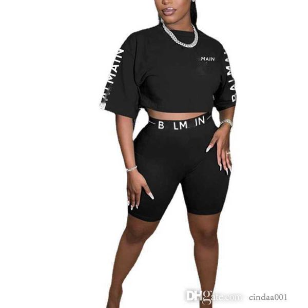 designer womens clothing tracksuits 2 piece set fashion letter offset printed round neck short sleeve shorts suit, Gray
designer womens clothing tracksuits 2 piece set fashion letter offset printed round neck short sleeve shorts suit, Gray