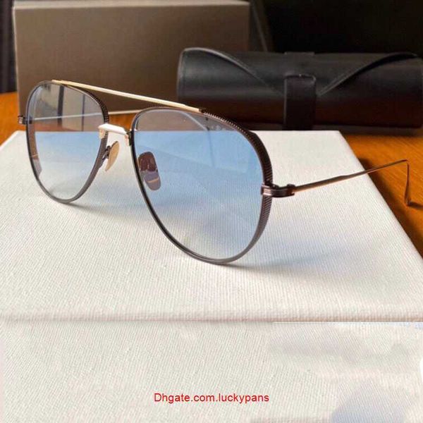 men women dita sunglasses dts141 a 06 double stitch real gold plating frame oval business style ultra lightweight alloy sunglasse auc6, White;black 
men women dita sunglasses dts141 a 06 double stitch real gold plating frame oval business style ultra lightweight alloy sunglasse auc6, White;black