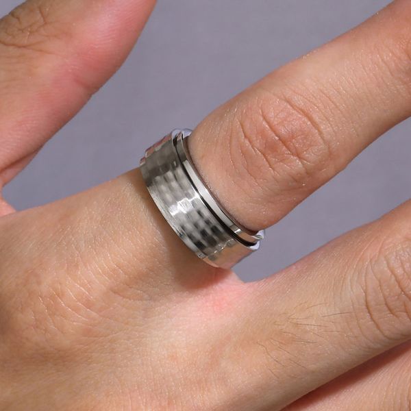 stainless steel rings for men and women rotating design with unique knurling jewelry party gift fashionable and versatile show your personal, Silver
stainless steel rings for men and women rotating design with unique knurling jewelry party gift fashionable and versatile show your personal, Silver