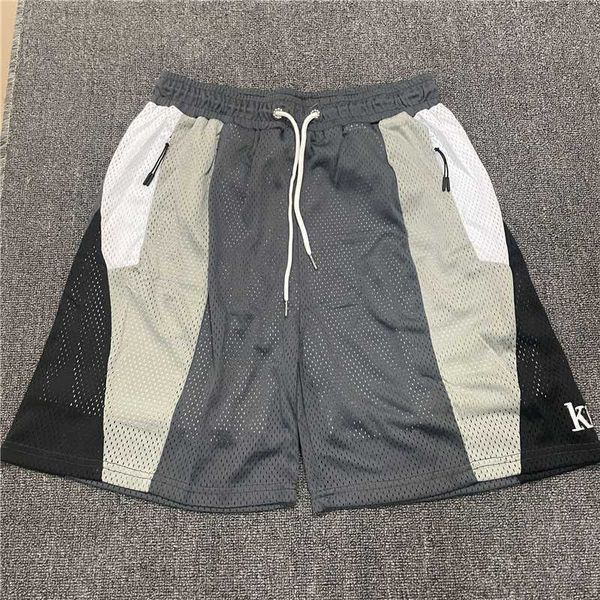 2022ss zipper pockets patchwork summer style kith mesh shorts breeches, White;black
2022ss zipper pockets patchwork summer style kith mesh shorts breeches, White;black