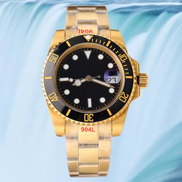 men's designer automatic mechanical watchs 40mm 904l stainless steel luminous watch sapphire lens black dial diving waterproof business, Slivery;brown
men's designer automatic mechanical watchs 40mm 904l stainless steel luminous watch sapphire lens black dial diving waterproof business, Slivery;brown