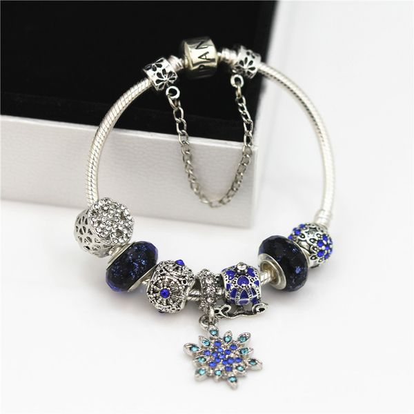 s925 silver blue classic gold mountain pandora bracelet alphabet diy bracelet for women
s925 silver blue classic gold mountain pandora bracelet alphabet diy bracelet for women