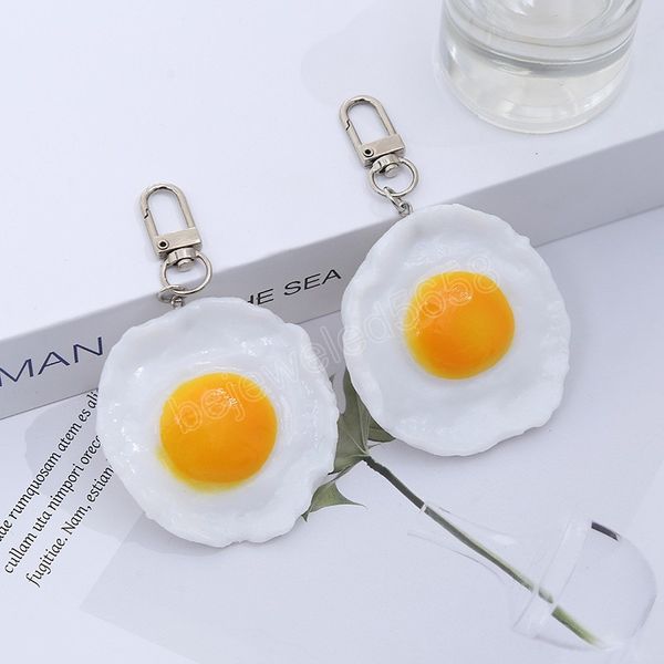 creative cartoon simulated fried eggs model geometric keychain for women girls food series car bag accessories key ring, Silver
creative cartoon simulated fried eggs model geometric keychain for women girls food series car bag accessories key ring, Silver