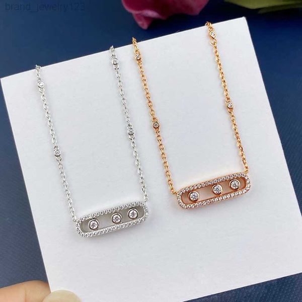france original luxury brand european and american style 925 sterling silver baby three diamonds necklace for women classic
france original luxury brand european and american style 925 sterling silver baby three diamonds necklace for women classic