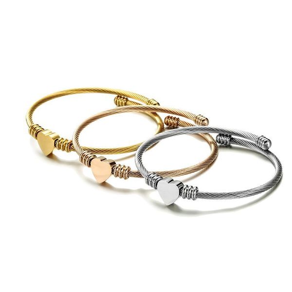 customize mom gift diy lettering women love peach heart charm bracelet gold color wire jewelry stainless steel bangle, Black
customize mom gift diy lettering women love peach heart charm bracelet gold color wire jewelry stainless steel bangle, Black