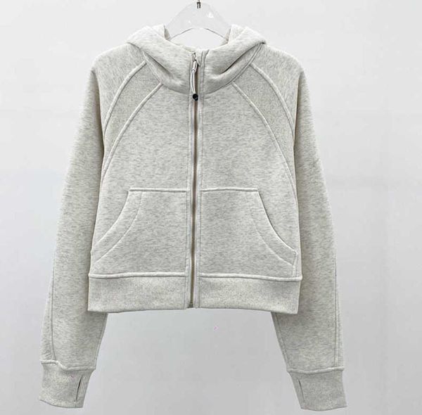 nwt lu-09 women brushed full zip hoodie jacket sportswear yoga outfits hooded workout track running coat with pockets outdoor fleeces thumb, Black
nwt lu-09 women brushed full zip hoodie jacket sportswear yoga outfits hooded workout track running coat with pockets outdoor fleeces thumb, Black