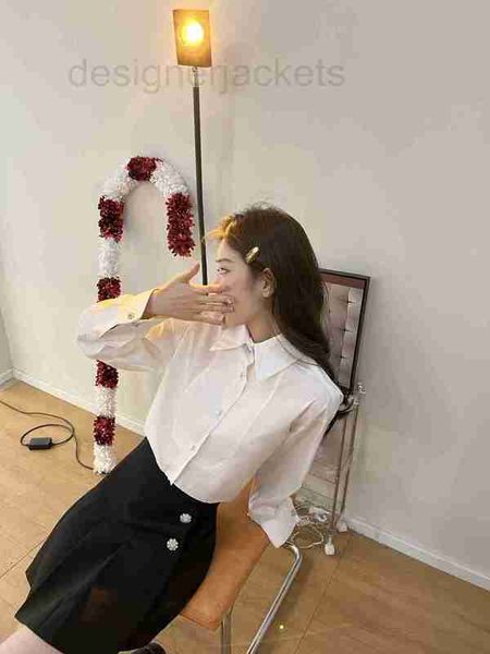 women's blouses & shirts designer high-end 23 new products are casually lazily adorned with short white shirts diamond buttons sce7
women's blouses & shirts designer high-end 23 new products are casually lazily adorned with short white shirts diamond buttons sce7
