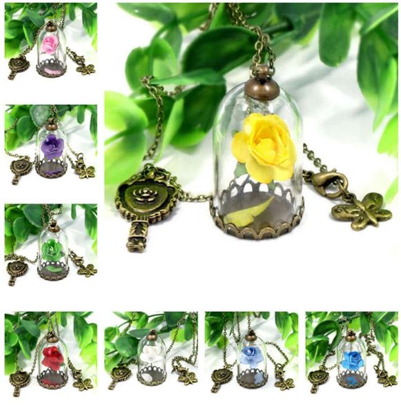 fashion beauty beast glass cover pendant key butterfly rose flower glass bottle necklace djn319 mix order pendant necklaces jewelr8620184, Silver
fashion beauty beast glass cover pendant key butterfly rose flower glass bottle necklace djn319 mix order pendant necklaces jewelr8620184, Silver