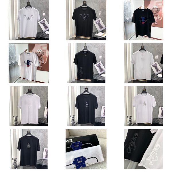 men's fashion prad t-shirt designer men's clothing black and white t-shirt short sleeve women's casual hip hop streetwear siz, White;black
men's fashion prad t-shirt designer men's clothing black and white t-shirt short sleeve women's casual hip hop streetwear siz, White;black