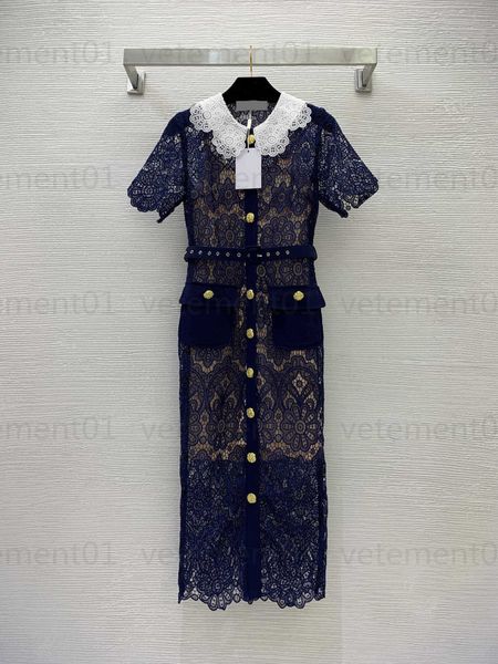 lace fabric designer womens dresses floral embroidery hollow out see-through slim version music festival short-sleeved dress designers cloth, Black;gray
lace fabric designer womens dresses floral embroidery hollow out see-through slim version music festival short-sleeved dress designers cloth, Black;gray