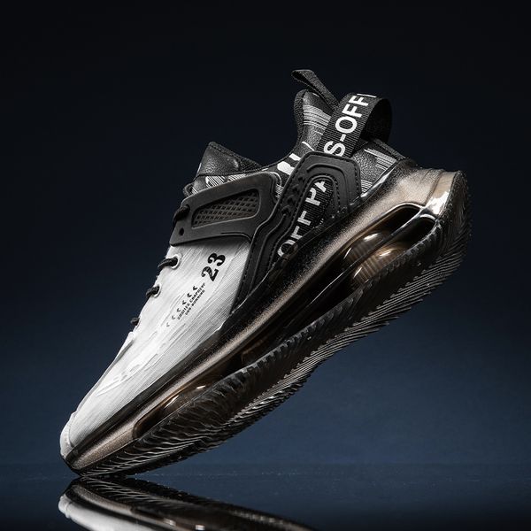 2023 spring and summer new men's sports shoes air cushion running shoes mesh basketball shoes cushioned popcorn running shoes, Black
2023 spring and summer new men's sports shoes air cushion running shoes mesh basketball shoes cushioned popcorn running shoes, Black