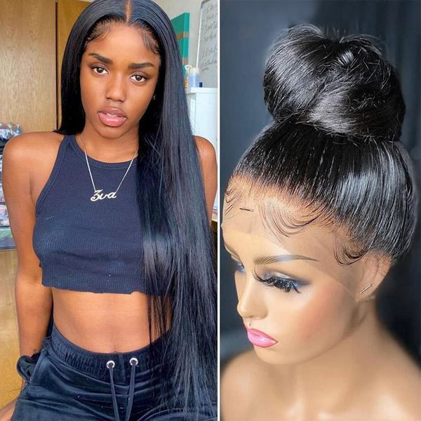 bone straight wig 360 lace front human hair wig for black women brazilian transparent lace wigs 30 40 inch hd lace frontal wig, Black;brown
bone straight wig 360 lace front human hair wig for black women brazilian transparent lace wigs 30 40 inch hd lace frontal wig, Black;brown