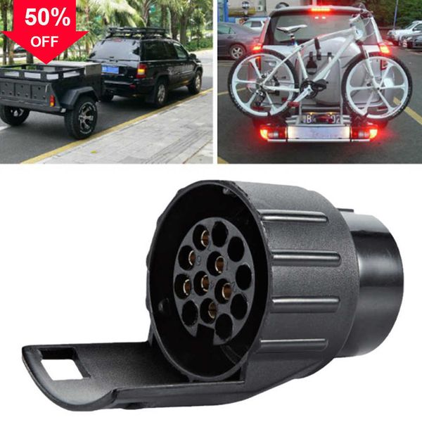 new 7 pin to 13 pin plug adapter trailer connector 12v towbar towing waterproof plugs socket adapter car truck caravan accessories
new 7 pin to 13 pin plug adapter trailer connector 12v towbar towing waterproof plugs socket adapter car truck caravan accessories