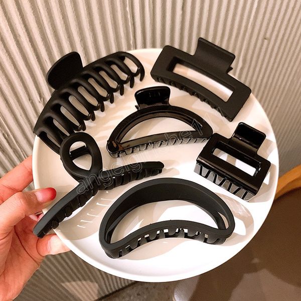 korean style black large hair claws elegant acrylic hairpins crab hair clips headwear for women girls hair accessories, Slivery;white
korean style black large hair claws elegant acrylic hairpins crab hair clips headwear for women girls hair accessories, Slivery;white