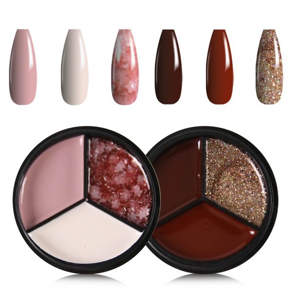 buriburi 3 in 1 solid gel nail polish, pudding gel polish palette uv soaking gel for nail salon starter nail kit (3s-09-24), Red;pink
buriburi 3 in 1 solid gel nail polish, pudding gel polish palette uv soaking gel for nail salon starter nail kit (3s-09-24), Red;pink