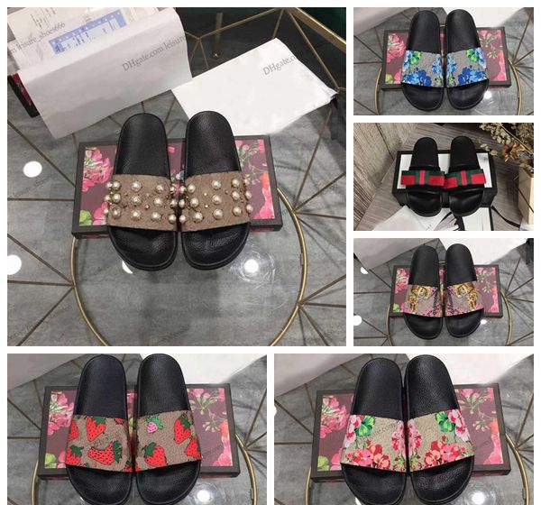 women designer slippers rubber slides sandal flat blooms strawberry slipper green red white web fashion mens sliders beach flip flops flower, Black
women designer slippers rubber slides sandal flat blooms strawberry slipper green red white web fashion mens sliders beach flip flops flower, Black