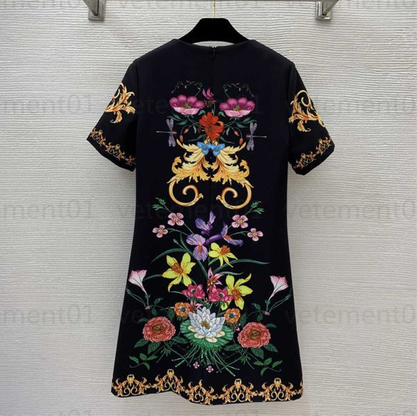 designers dress floral pattern casual women hand-embellished diamond bead decoration micro-waist a-shaped round neck dresses desinger beach, Black;gray
designers dress floral pattern casual women hand-embellished diamond bead decoration micro-waist a-shaped round neck dresses desinger beach, Black;gray