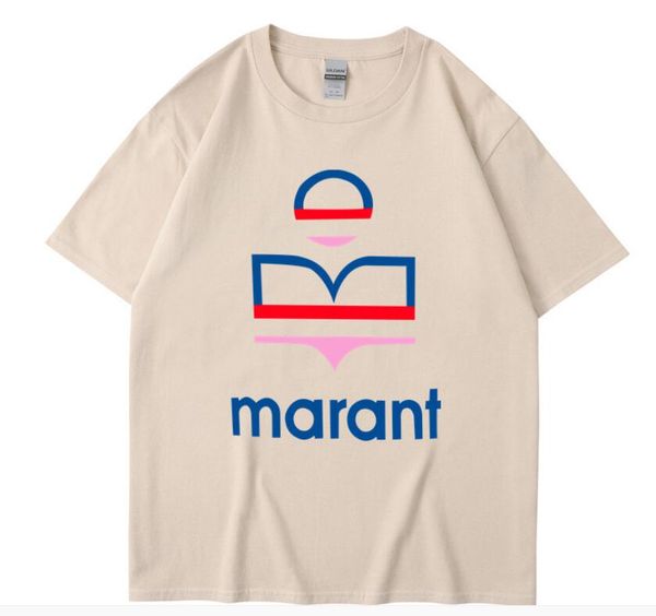 men tshirts marant printing t shirt women harajuku oversized cotton o neck casual loose fashion brand men's coat, White;black
men tshirts marant printing t shirt women harajuku oversized cotton o neck casual loose fashion brand men's coat, White;black