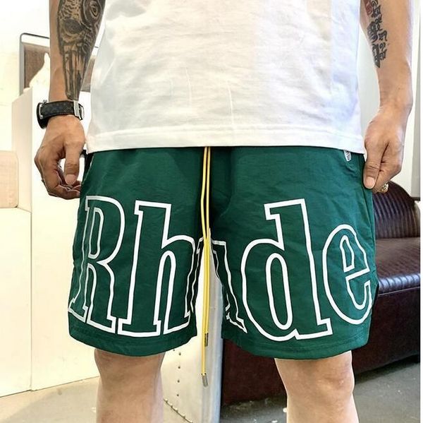 2023 shorts rhude shorts men's capsule shorts summer beach pants mesh material breathable sweat loose fitness basketball pants mens sho, White;black
2023 shorts rhude shorts men's capsule shorts summer beach pants mesh material breathable sweat loose fitness basketball pants mens sho, White;black
