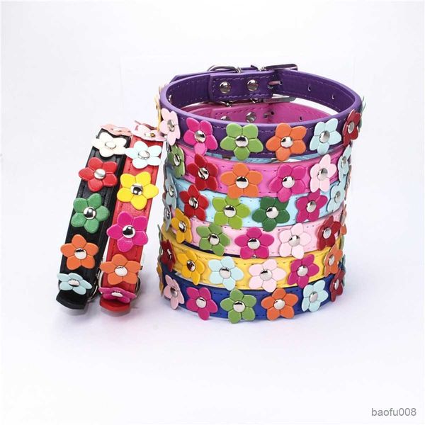 dog collars flowers pet dog collar leash leather cat chain neck for small middle large animal fashion r230609
dog collars flowers pet dog collar leash leather cat chain neck for small middle large animal fashion r230609