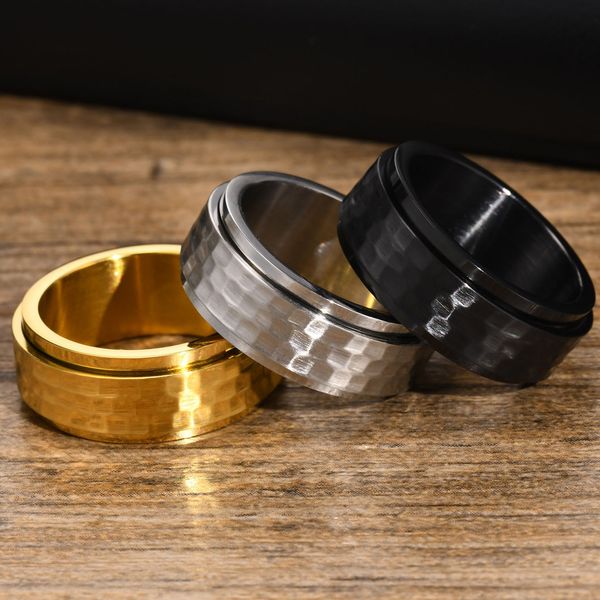 stainless steel rings for men and women rotating design with unique knurling jewelry party gift fashionable and versatile show your personal, Silver
stainless steel rings for men and women rotating design with unique knurling jewelry party gift fashionable and versatile show your personal, Silver