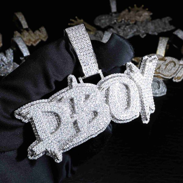 qianjian custom mens hiphop necklace 925 sterling silver iced out diamond letter vvs moissanite pendant
qianjian custom mens hiphop necklace 925 sterling silver iced out diamond letter vvs moissanite pendant