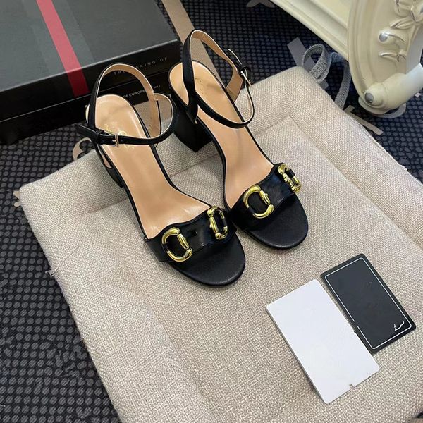 designer women's sandals 2023 summer new versatile thick heel open toe temperament high heels elegant fashion classic women's shoe, Black
designer women's sandals 2023 summer new versatile thick heel open toe temperament high heels elegant fashion classic women's shoe, Black