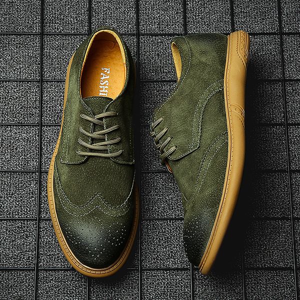 men dress shoes 2019 autumn new brogue men leather shoes vintage carved formal flats men wedding shoes plus size 46, Black
men dress shoes 2019 autumn new brogue men leather shoes vintage carved formal flats men wedding shoes plus size 46, Black