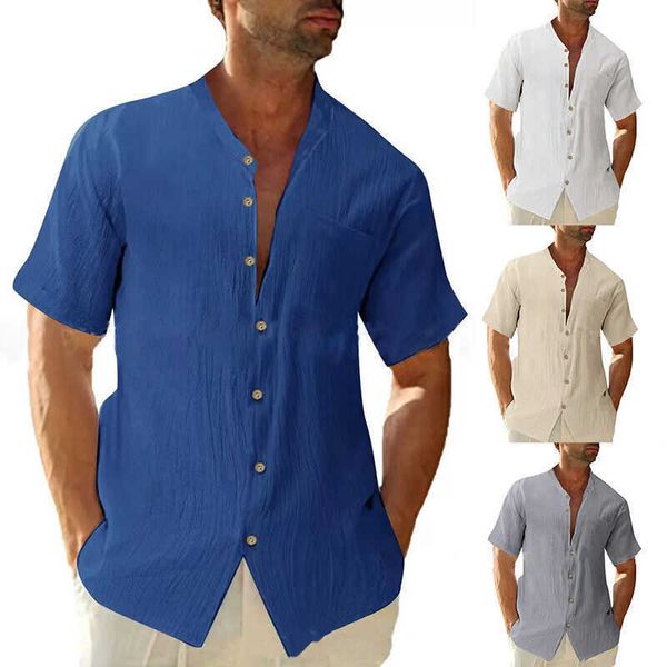 men's cotton and linen button up shirts casual shirts short sleeves solid files handsome men summer, White;black
men's cotton and linen button up shirts casual shirts short sleeves solid files handsome men summer, White;black