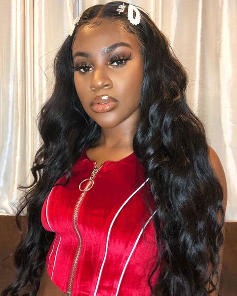 32 inch body wave wig glueless invisible 13x4 hd lace front wigs peruvian human hair natural 13x4 hd lace fronal wig pre plucked, Black;brown
32 inch body wave wig glueless invisible 13x4 hd lace front wigs peruvian human hair natural 13x4 hd lace fronal wig pre plucked, Black;brown