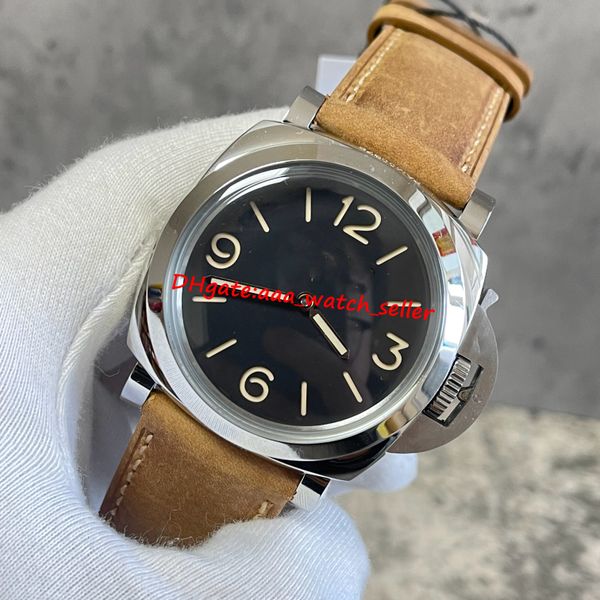 v7 factory luxury mens watches military style 44mm sliver case automatic movement brown leather strap transparent back sapphire sport wristw, Slivery;brown
v7 factory luxury mens watches military style 44mm sliver case automatic movement brown leather strap transparent back sapphire sport wristw, Slivery;brown