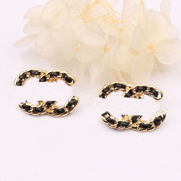 colorful designer brand earrings double letter stud earring for women fashion woven leather earring wedding party jewerlry 20style, Golden;silver
colorful designer brand earrings double letter stud earring for women fashion woven leather earring wedding party jewerlry 20style, Golden;silver