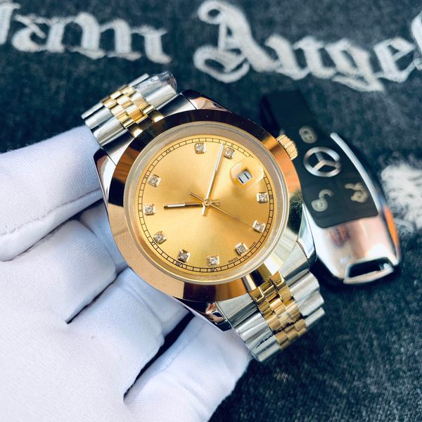 luxury men's watches sapphire crystal datejust 41mm automatic watches luminous waterproof sports montre luxe watches, Slivery;brown
luxury men's watches sapphire crystal datejust 41mm automatic watches luminous waterproof sports montre luxe watches, Slivery;brown