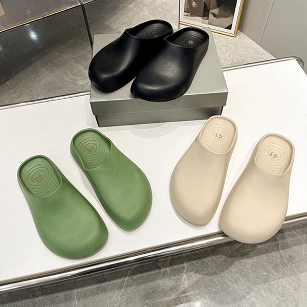 mens mule slide sandal black rubber designer sandals flat slipper lightweight unique beach slip on tpu slippers with original box
mens mule slide sandal black rubber designer sandals flat slipper lightweight unique beach slip on tpu slippers with original box