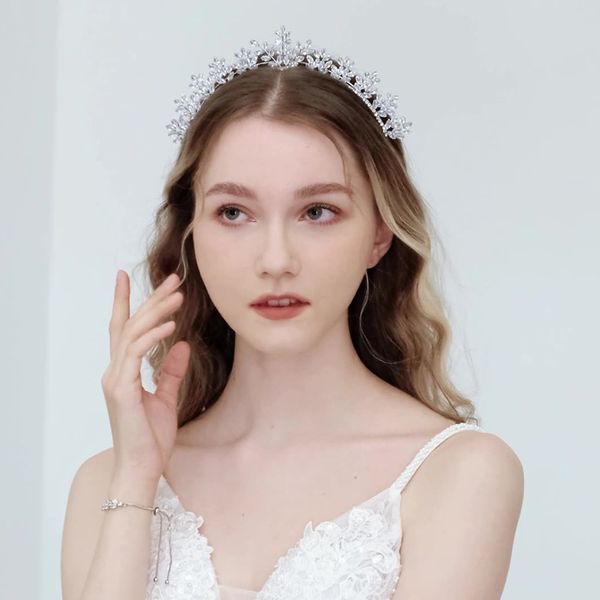 new zircon leaf hair band with light luxury full diamond bride wedding hairpin crystal zircon vertical hair band fg-0073-a, Silver
new zircon leaf hair band with light luxury full diamond bride wedding hairpin crystal zircon vertical hair band fg-0073-a, Silver