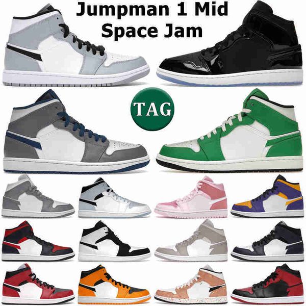 2023 1 mid basketball shoes men women 1s space jam light smoke grey digital pink true ice blue diamond shorts lucky green mens trainers outd
2023 1 mid basketball shoes men women 1s space jam light smoke grey digital pink true ice blue diamond shorts lucky green mens trainers outd