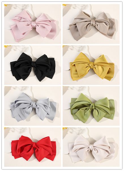 silky satin hair barrettes clip for women large bow hair slides metal clips french barrette soft plain color big bowknot hairpin holding hai
silky satin hair barrettes clip for women large bow hair slides metal clips french barrette soft plain color big bowknot hairpin holding hai
