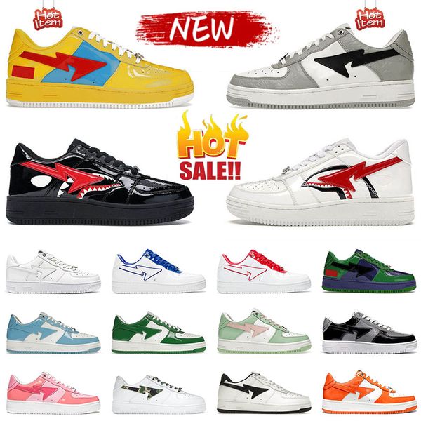 bapestas ape men running shoes sneaker patent leather blue orange shark white shark black pastel camo beige mens trainers sports sneakers pl
bapestas ape men running shoes sneaker patent leather blue orange shark white shark black pastel camo beige mens trainers sports sneakers pl