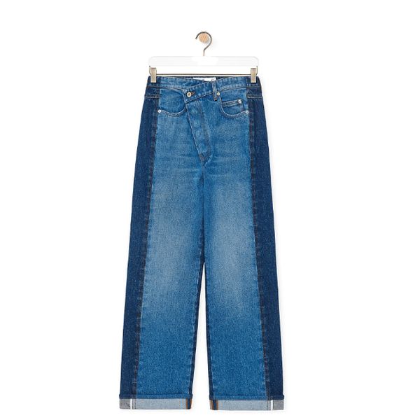 low2023we women's pants & capris luxury brand designer anagram logo moving castle trousers in cotton and silk denim deconstructed jeans, Black;white
low2023we women's pants & capris luxury brand designer anagram logo moving castle trousers in cotton and silk denim deconstructed jeans, Black;white