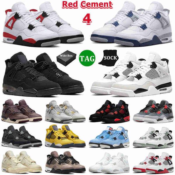 with box 4 men basketball shoes 4s midnight navy red cement thunder military black cat pn dust lightning bred mens women trainers outdoor sp
with box 4 men basketball shoes 4s midnight navy red cement thunder military black cat pn dust lightning bred mens women trainers outdoor sp