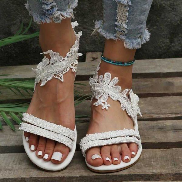 sandals white lace women flip flops flat bohemia beach shoes plus summer fashion woman 230417, Black
sandals white lace women flip flops flat bohemia beach shoes plus summer fashion woman 230417, Black