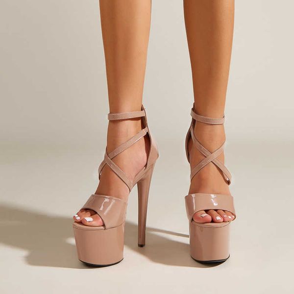 woman sandals 2023 new elegant narrow band women summer thin high heels ankle buckle strap fashion party stripper shoes 230511, Black
woman sandals 2023 new elegant narrow band women summer thin high heels ankle buckle strap fashion party stripper shoes 230511, Black