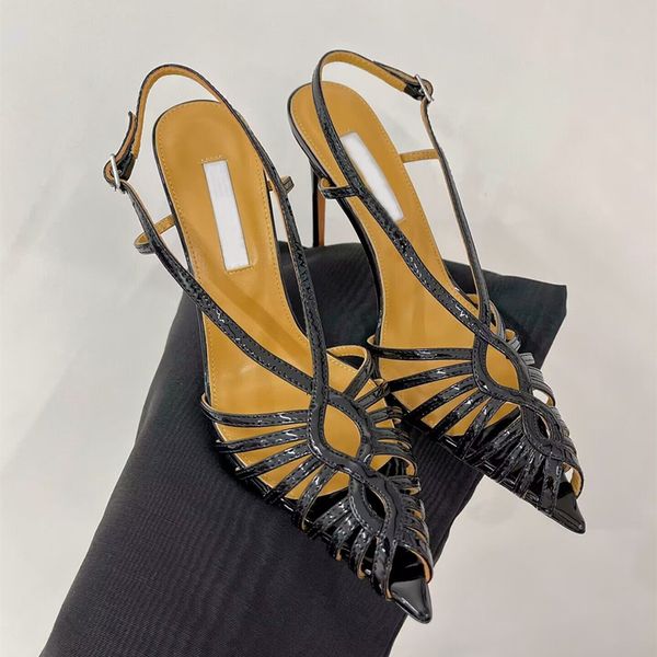 summer lady women sandals genuine leather pointy toe criss-cross strappy sandalias sandals high heel luxury designers gladiator womens shoes, Black
summer lady women sandals genuine leather pointy toe criss-cross strappy sandalias sandals high heel luxury designers gladiator womens shoes, Black