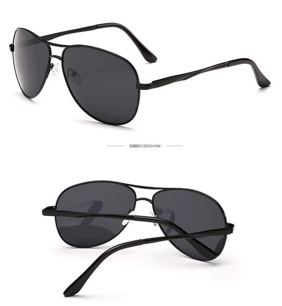 pilot metal frame polarized sunglasses six colors new designer fishing driving goggles, White;black
pilot metal frame polarized sunglasses six colors new designer fishing driving goggles, White;black