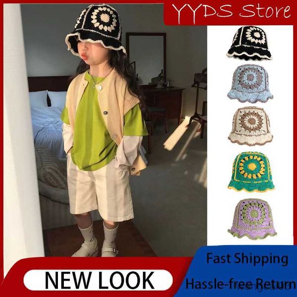 caps hats children's fisherman hat ruffled color-blocking hand-woven wool hollow flower sun hat garden children's fisherman hat, Yellow
caps hats children's fisherman hat ruffled color-blocking hand-woven wool hollow flower sun hat garden children's fisherman hat, Yellow