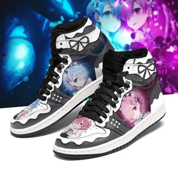 fashion perfect casual shoes men women rem ram anime sneakers italy popular high manga leather design custom animes couple casual running tr, Black
fashion perfect casual shoes men women rem ram anime sneakers italy popular high manga leather design custom animes couple casual running tr, Black