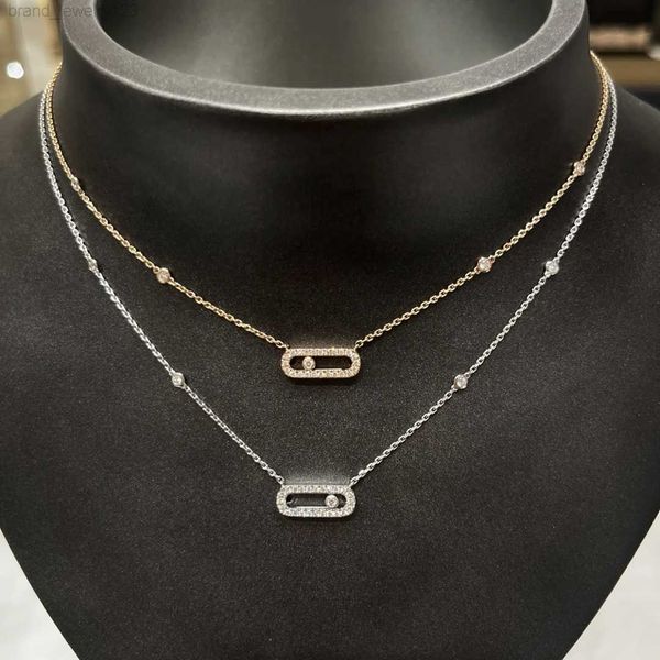 luxury boutique jewelry exquisite single diamond women's necklace diamond necklace, Silver
luxury boutique jewelry exquisite single diamond women's necklace diamond necklace, Silver